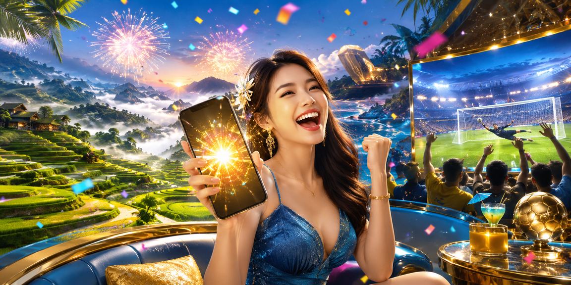 Người chơi tại lễ hội Sa Pa trải nghiệm casino trên thiết bị di động trong không khí vùng cao